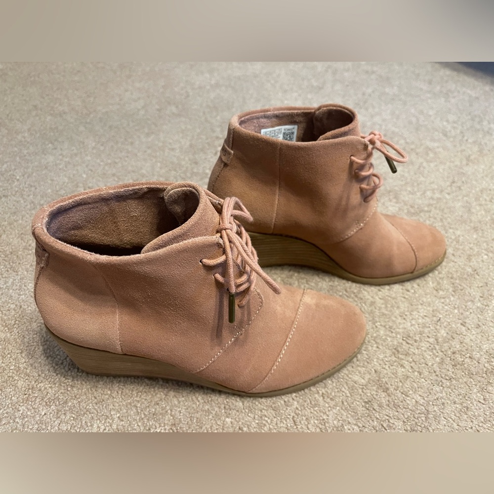 Toms Blush Ankle Booties